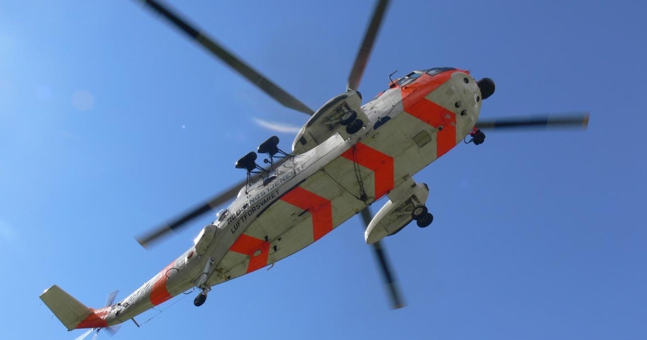 Katastrofa śmigłowca na Morzu Północnym. Na pokładzie było 6 osób