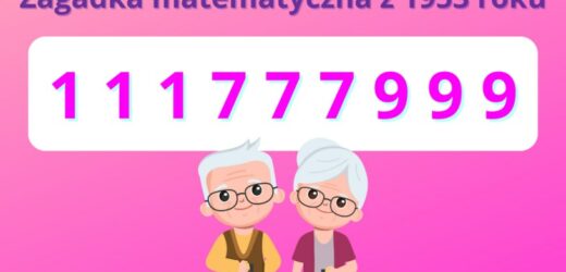 Zagadka matematyczna z 1953 roku z podręczników naszych dziadków