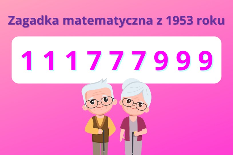 Zagadka matematyczna z 1953 roku z podręczników naszych dziadków