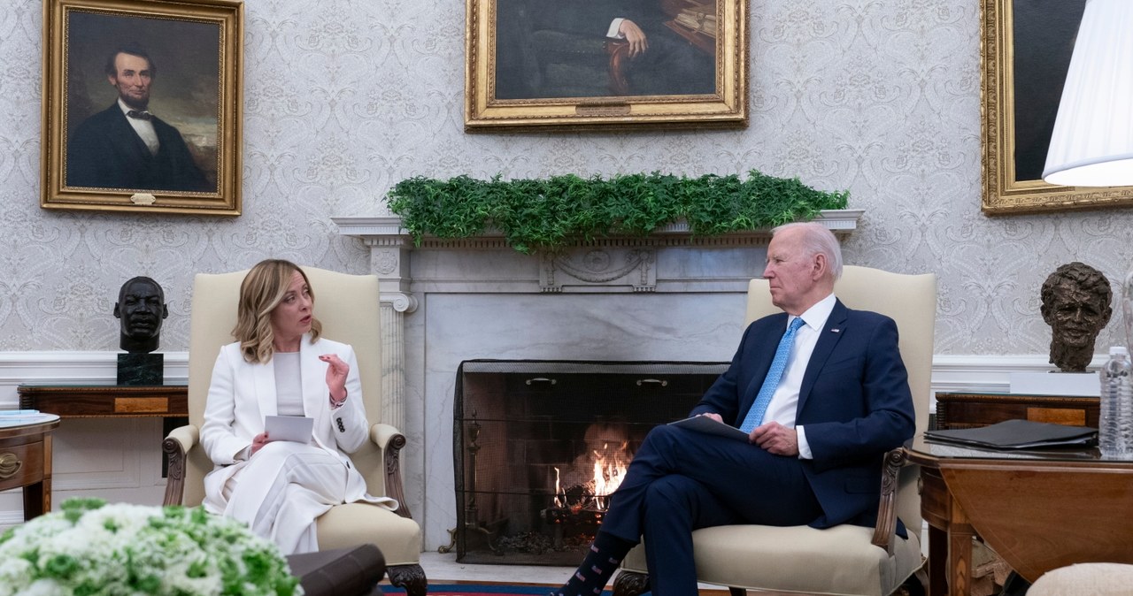 Biden i Meloni o wsparciu dla Ukrainy [RELACJA]