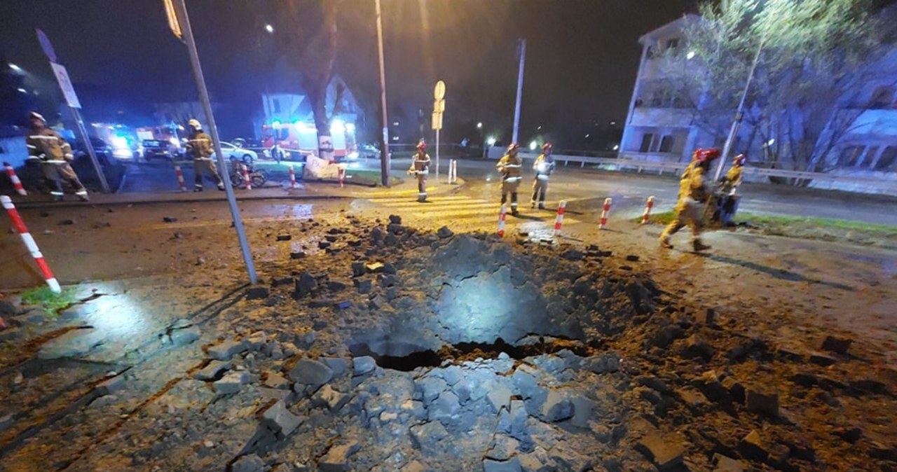 Wybuch gazu w Opolu. Uszkodzona jezdnia i chodnik