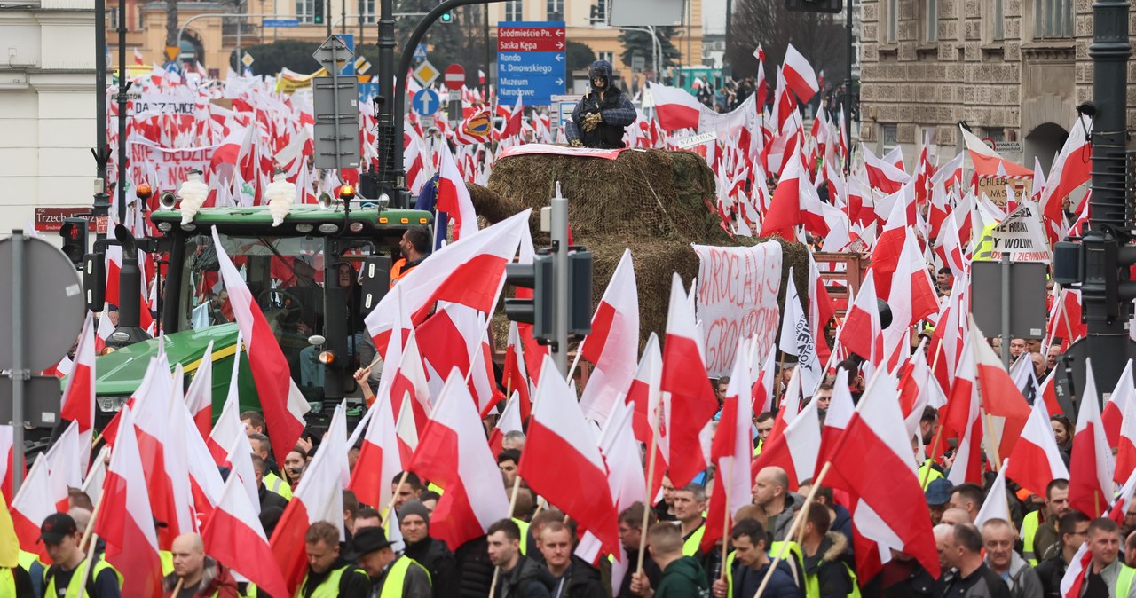 Wielki protest rolników w Warszawie. Trasa, godziny, utrudnienia