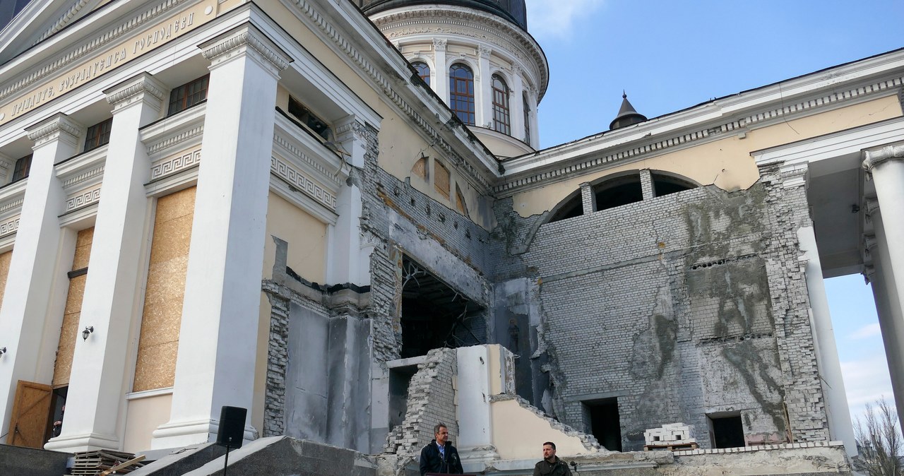 Media: Rosyjski atak w Odessie 150 m od greckiej delegacji