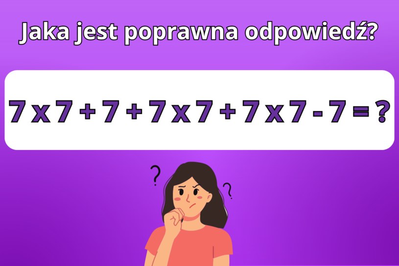 Zadanie matematyczne, które dzieci rozwiązują w kilka sekund. Dorośli załamują ręce