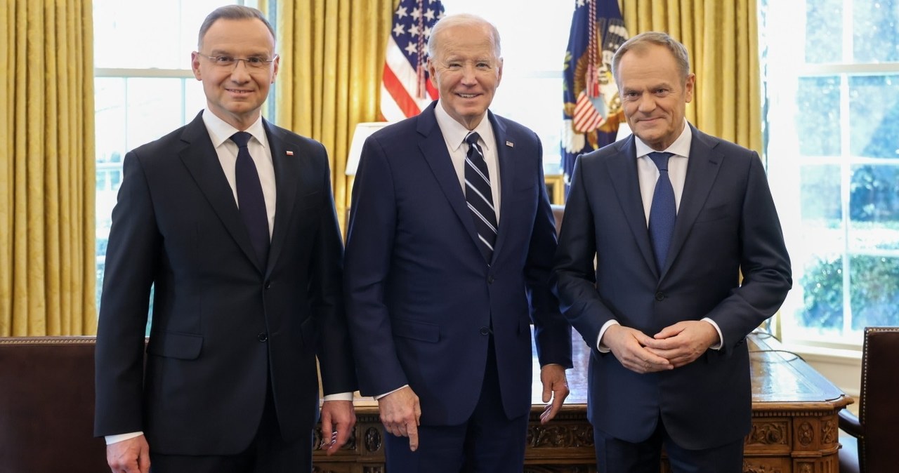 Duda i Tusk po spotkaniu z Bidenem. Premier ostro o spikerze Izby Reprezentantów
