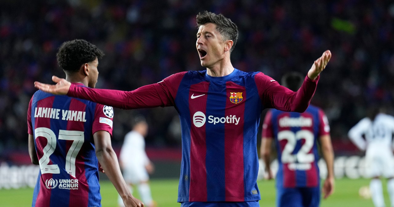 Gol Lewandowskiego. Barcelona i Arsenal w ćwierćfinale Ligi Mistrzów