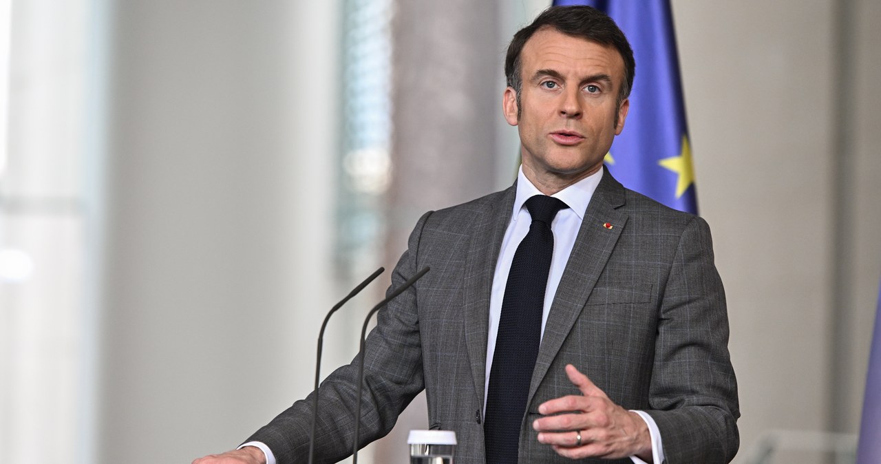 Macron ponownie nie wykluczył „operacji lądowych” w Ukrainie [RELACJA]