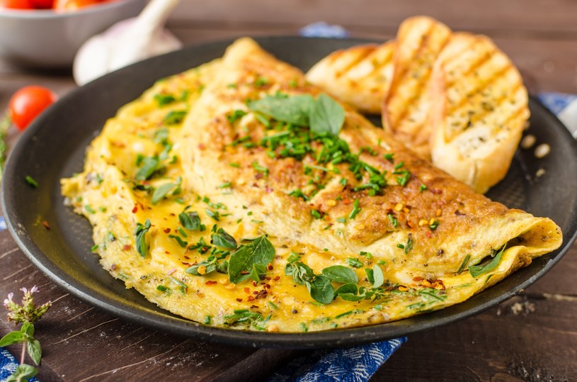 Omlet puszysty jak chmurka. Rozpływa się w ustach