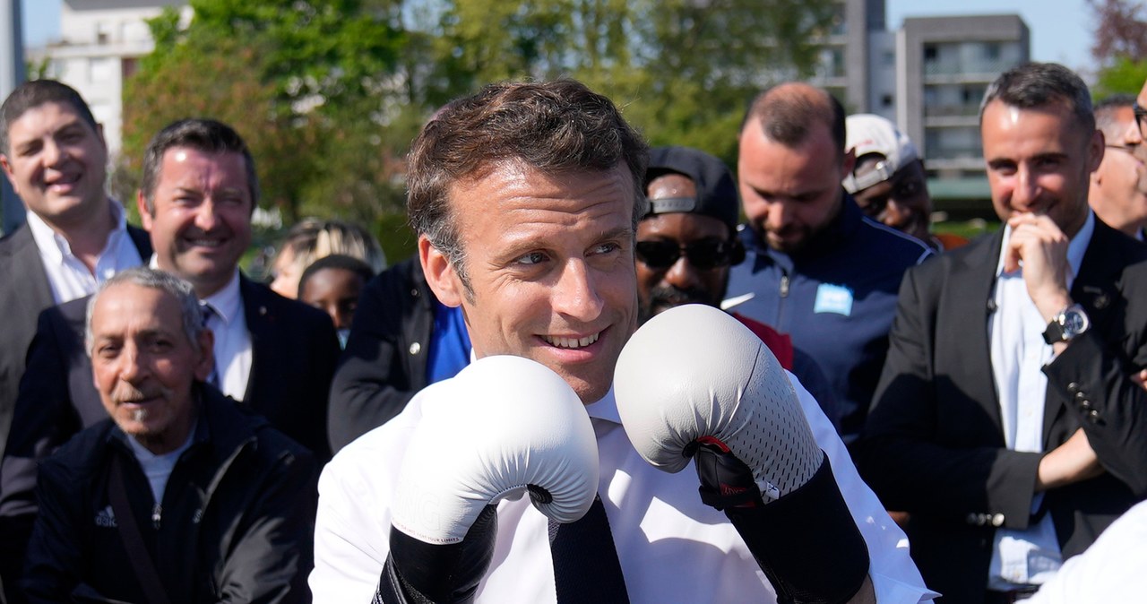 Emmanuel „Rocky” Macron. Zdjęcie hitem internetu