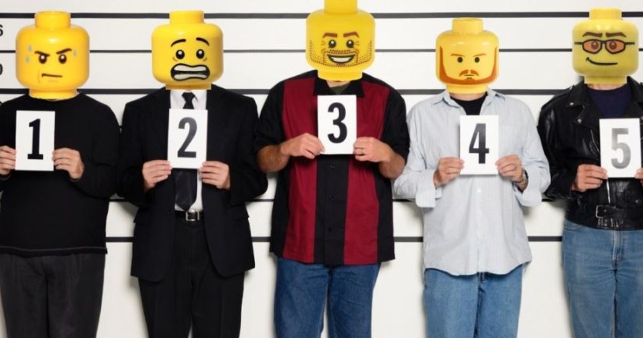 Klocki lego zamiast głów. To są oficjalne zdjęcia policji