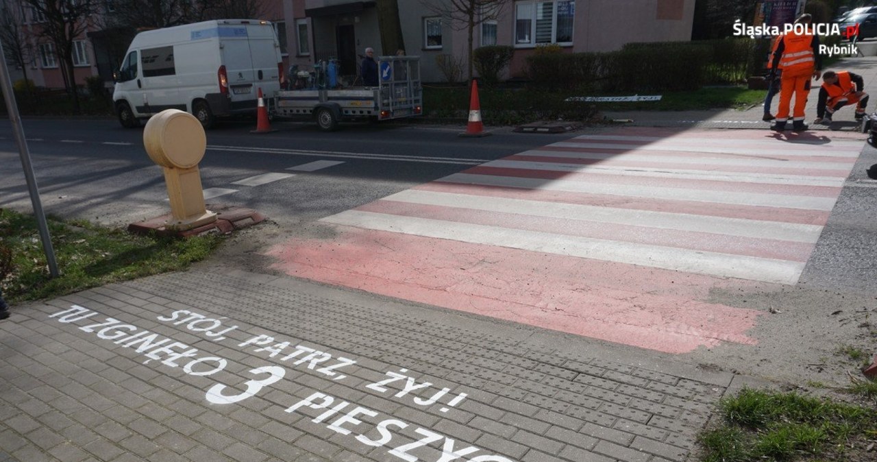 „Stój, patrz, żyj”. Nowa kampania policji w Rybniku