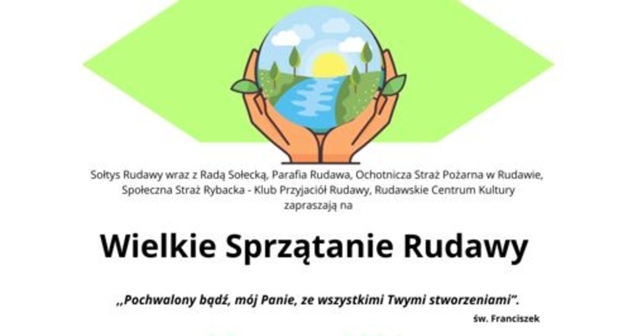 W sobotę wielkie sprzątanie Rudawy
