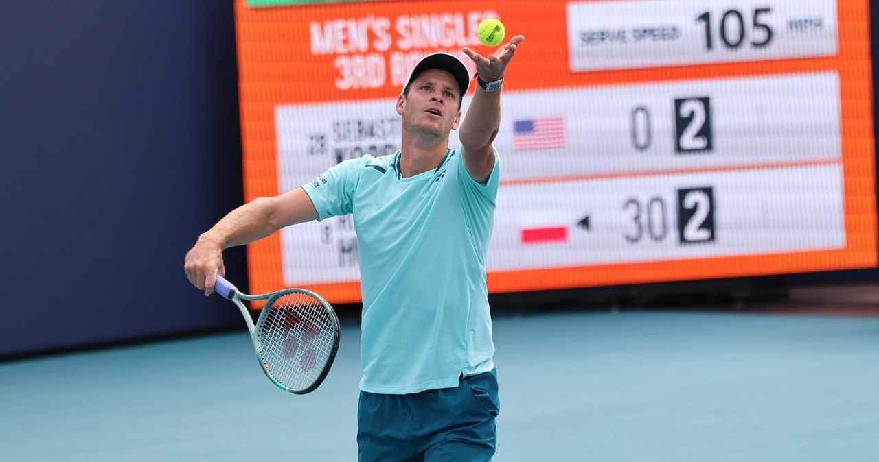 Wielkie emocje w meczu Hurkacza. Polak w 1/8 finału turnieju w Miami