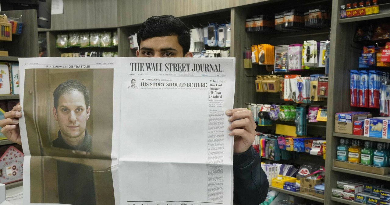 Puste miejsce na okładce dziennika „Wall Street Journal”