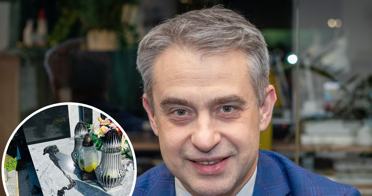 Grób ojca wicepremiera oblany farbą. „Polityka wchodzi na cmentarze”