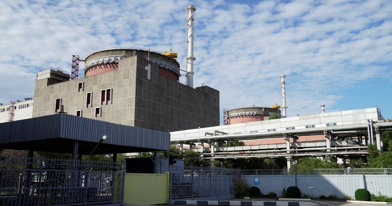 Atak dronów na zajętą przez Rosjan Zaporoską Elektrownię Atomową