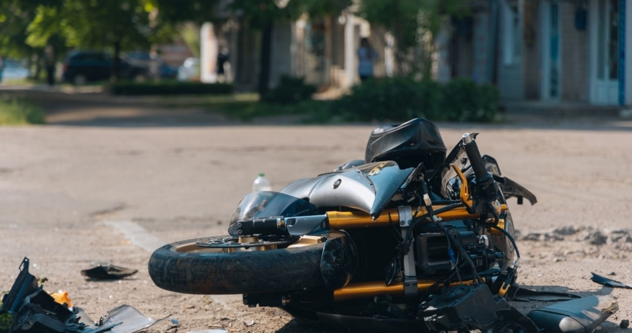 Motocyklista zginął w wypadku w Kętach