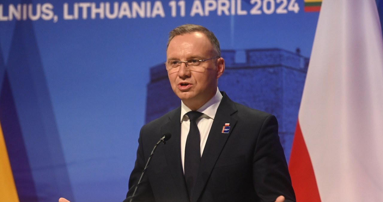 Andrzej Duda w Wilnie. „Ten system absolutnie nie jest w Polsce gotowy”