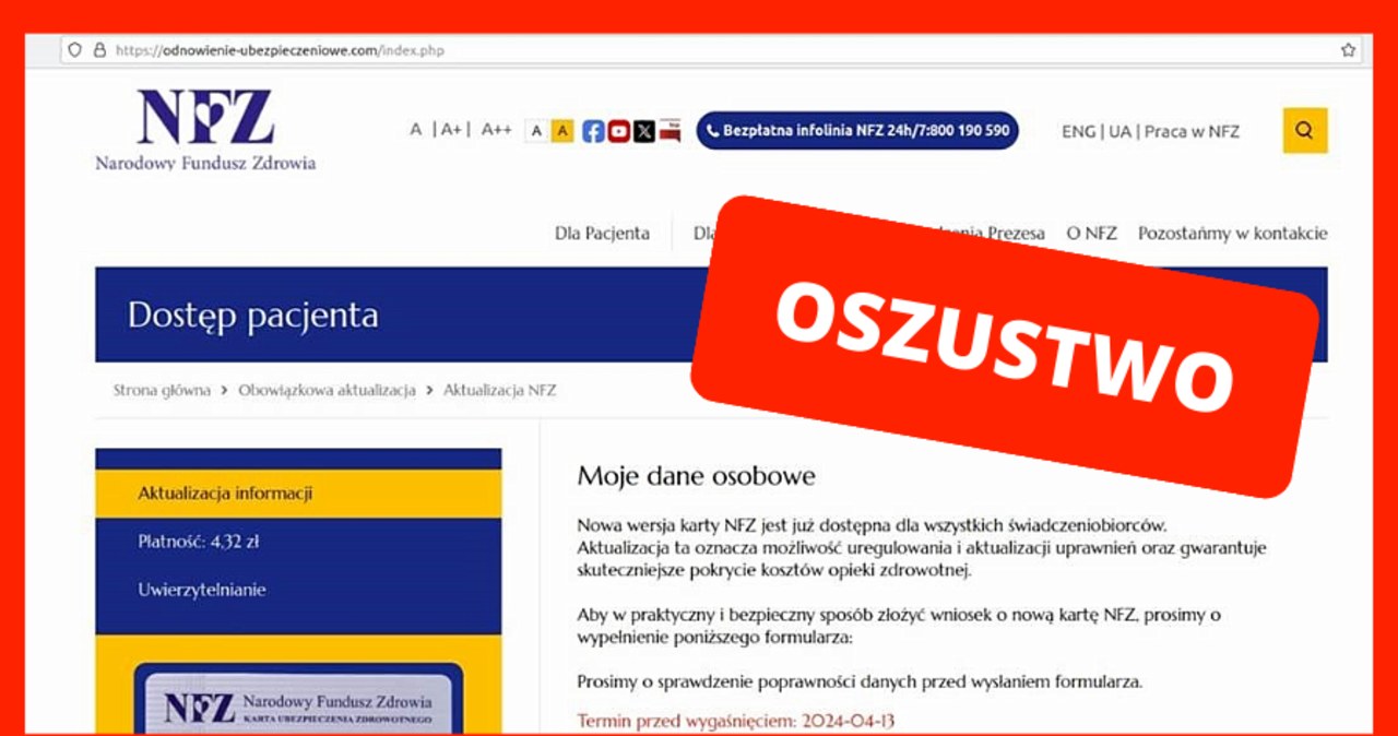 NFZ ostrzega przed oszustami. Na co uważać?