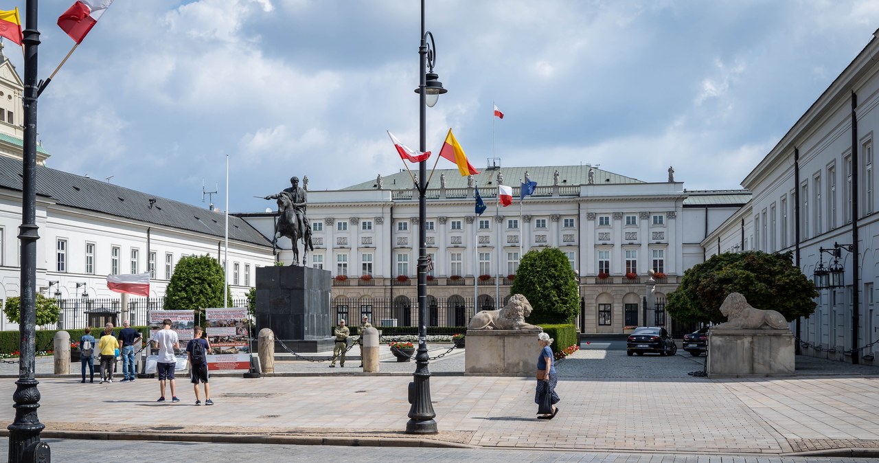 Incydent przed Pałacem Prezydenckim