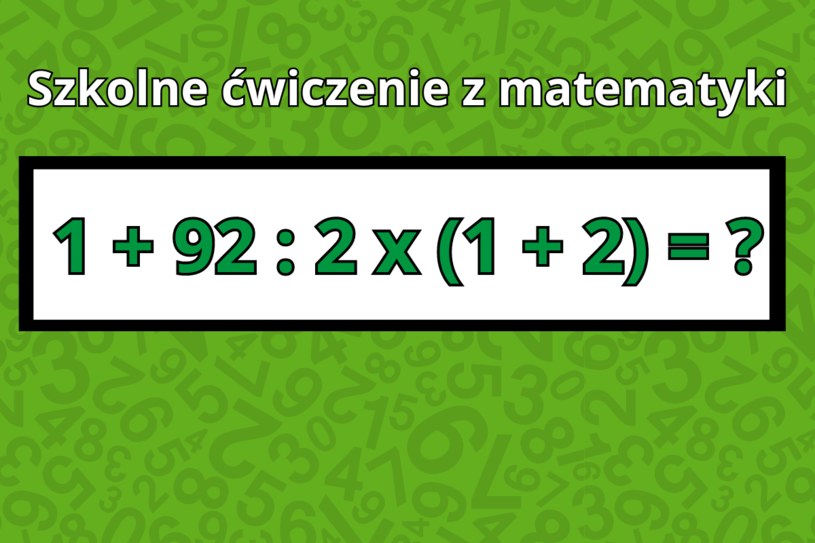 Zagadka matematyczna na poziomie 3 klasy podstawowej. Tylko 5% zna poprawną odpowiedź