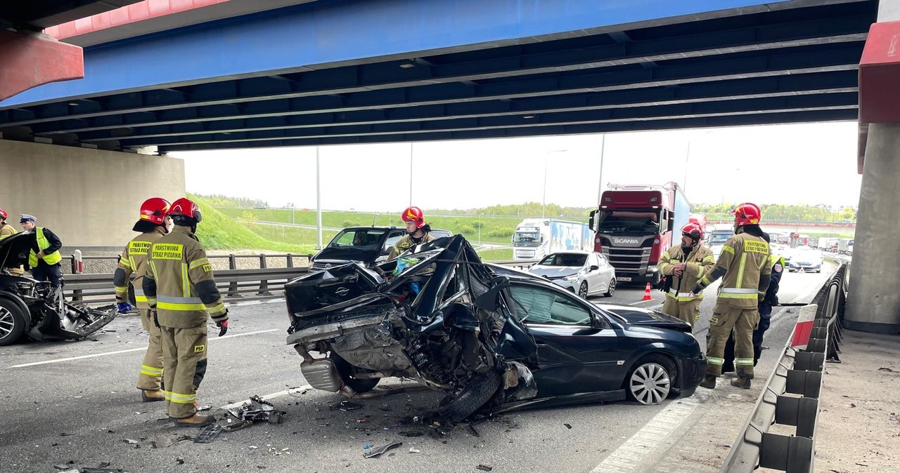 Wypadek na obwodnicy Trójmiasta. Jedna osoba trafiła do szpitala