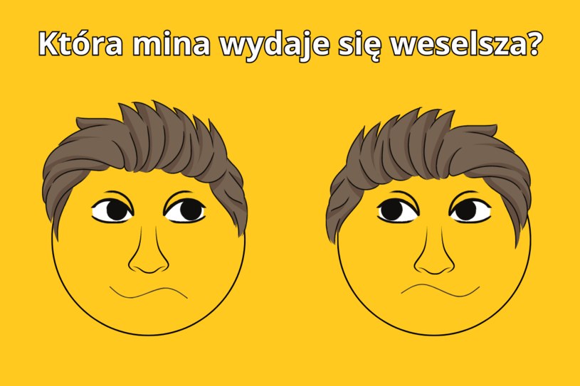 Psychotest: Która twarz wydaje się być szczęśliwsza? Sprawdź, jak działa twój mózg