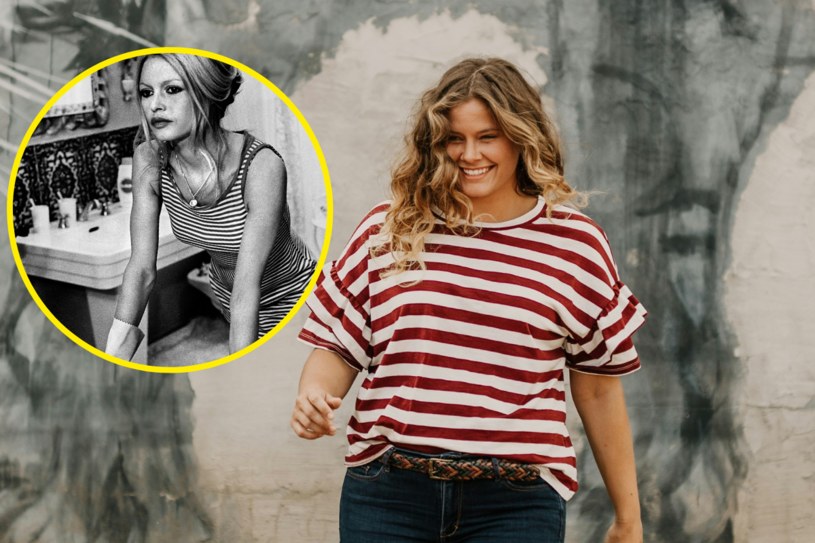 Uwolnij swoją wewnętrzną Brigitte Bardot, czyli jak nosić ciuchy w paski