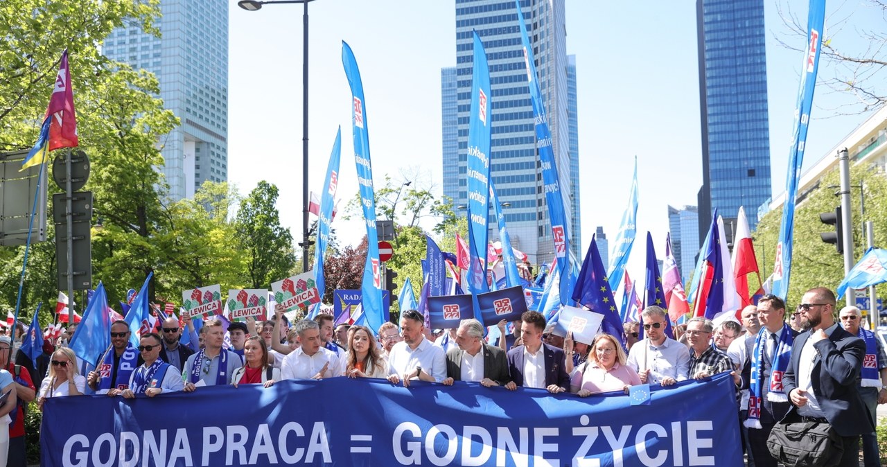 „Chcemy Europy Socjalnej!”. Marsz Lewicy i OPZZ w Warszawie