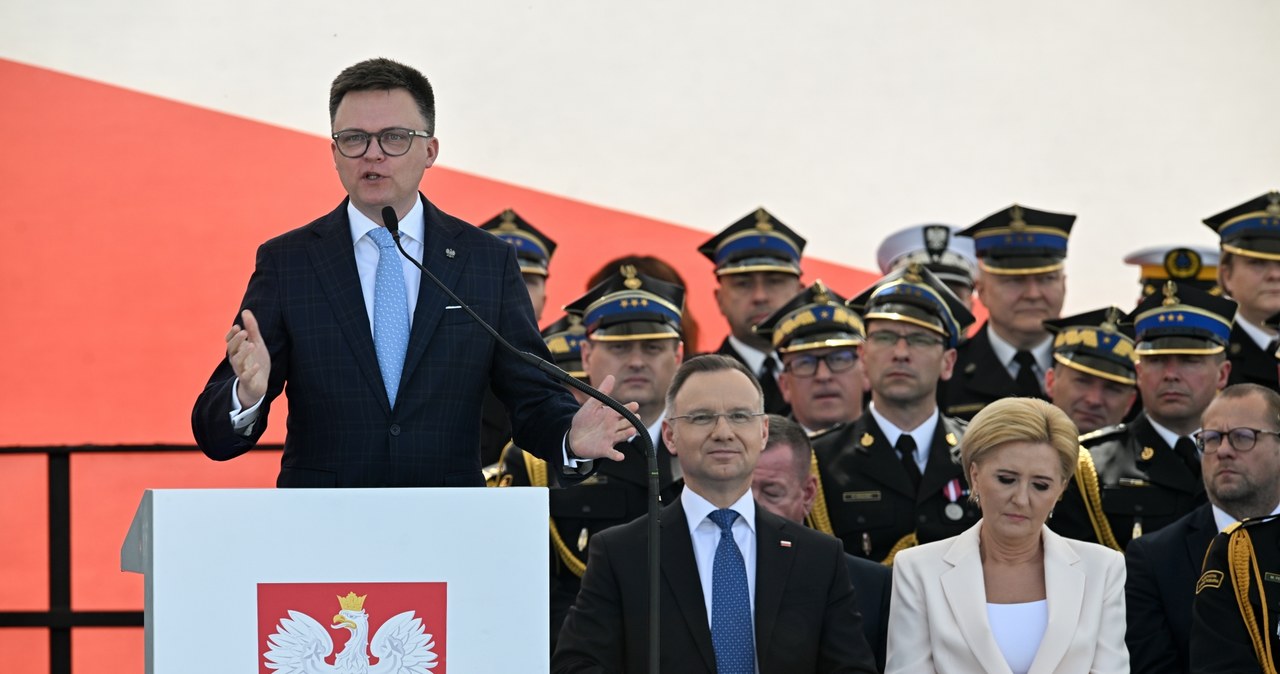 Hołownia do strażaków: Chcielibyśmy być tacy jak wy
