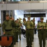 Wyjątkowy koncert orkiestry straży granicznej na lotnisku w Balicach