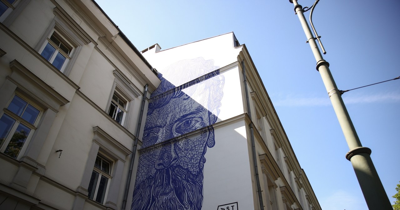 Mural z wizerunkiem Wyspiańskiego przyozdobił ścianę AST