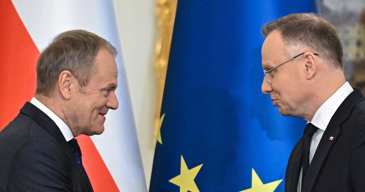 W Pałacu Prezydenckim spotkanie w „cztery oczy” prezydenta Dudy i premiera Tuska