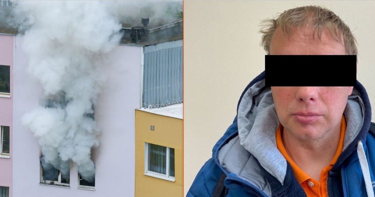 Podłożył ogień w dwóch blokach. 44-latek zatrzymany