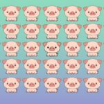 Test na spostrzegawczość: Która świnka jest inna? Ćwiczenie dobre dla mózgu