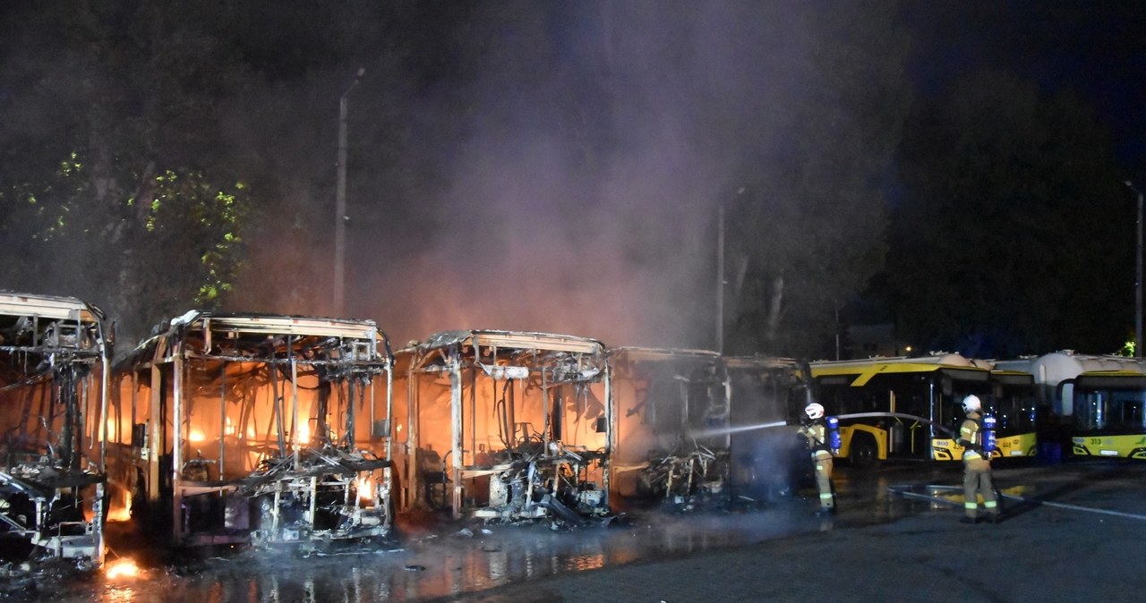 Pożar autobusów w Bytomiu. To było podpalenie