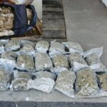 Narkotykowy diler zatrzymany. Policjanci przejęli 60 kg środków odurzających