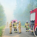 Płonął las koło Kielc. 16 zastępów i dwa samoloty w akcji