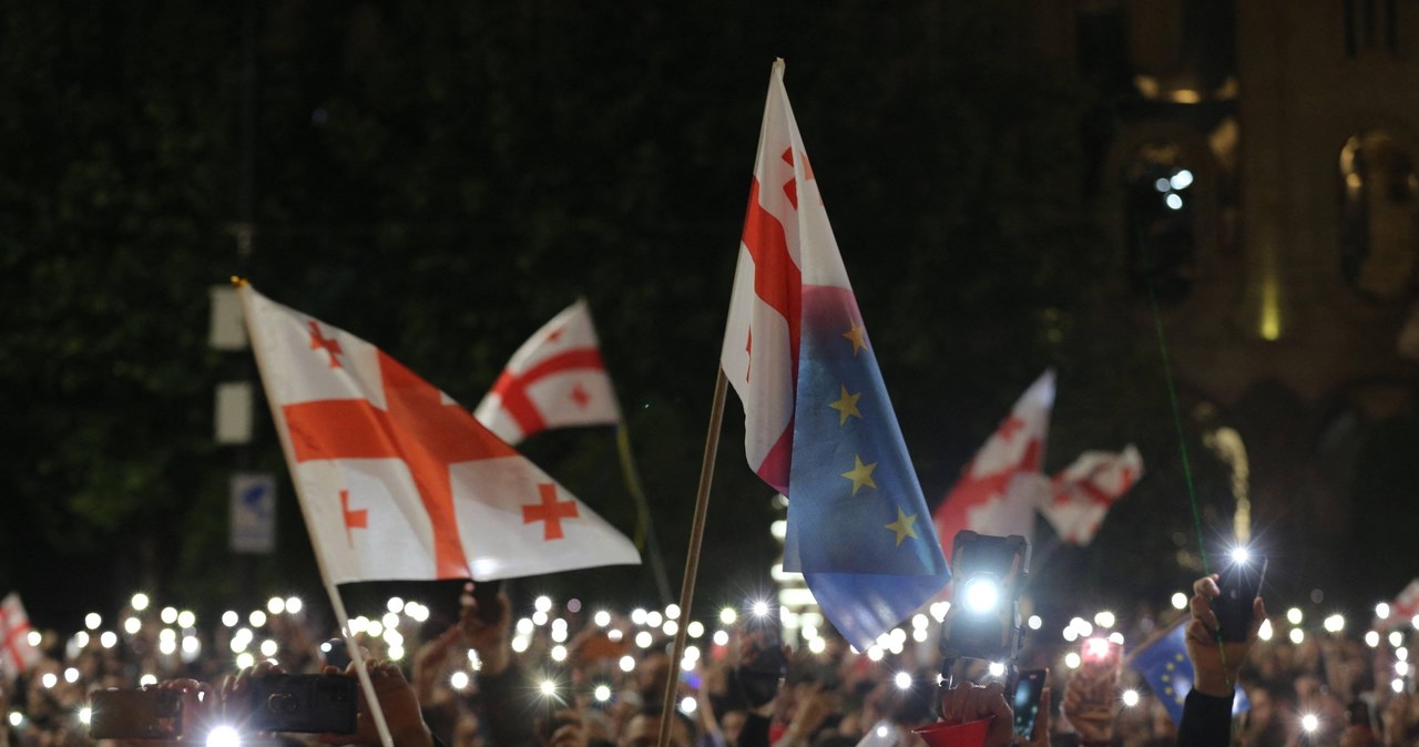 Kolejne demonstracje w stolicy Gruzji. Lekarze: Nie chcemy wyjeżdżać