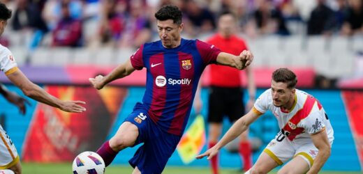 Barcelona wicemistrzem Hiszpanii, Lewandowski z bramką