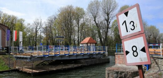 Awaria mostu obrotowego w Giżycku