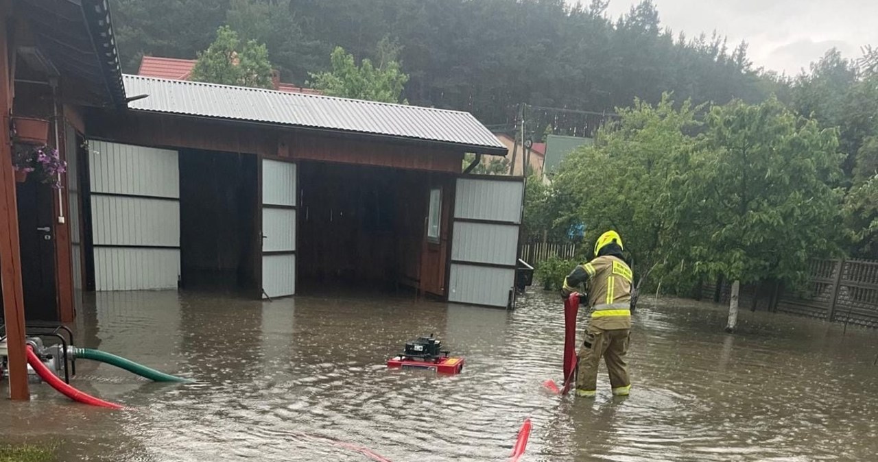 Nawałnice nad Polską. Setki interwencji strażaków