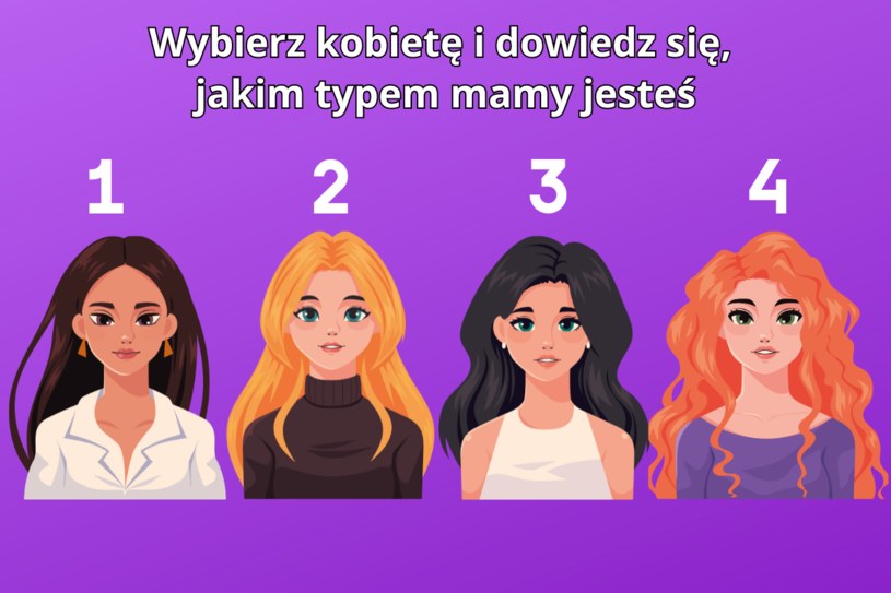 Psychotest: Wybierz kobietę, która twoim zdaniem jest najlepszą mamą i dowiedz się, jaka jesteś