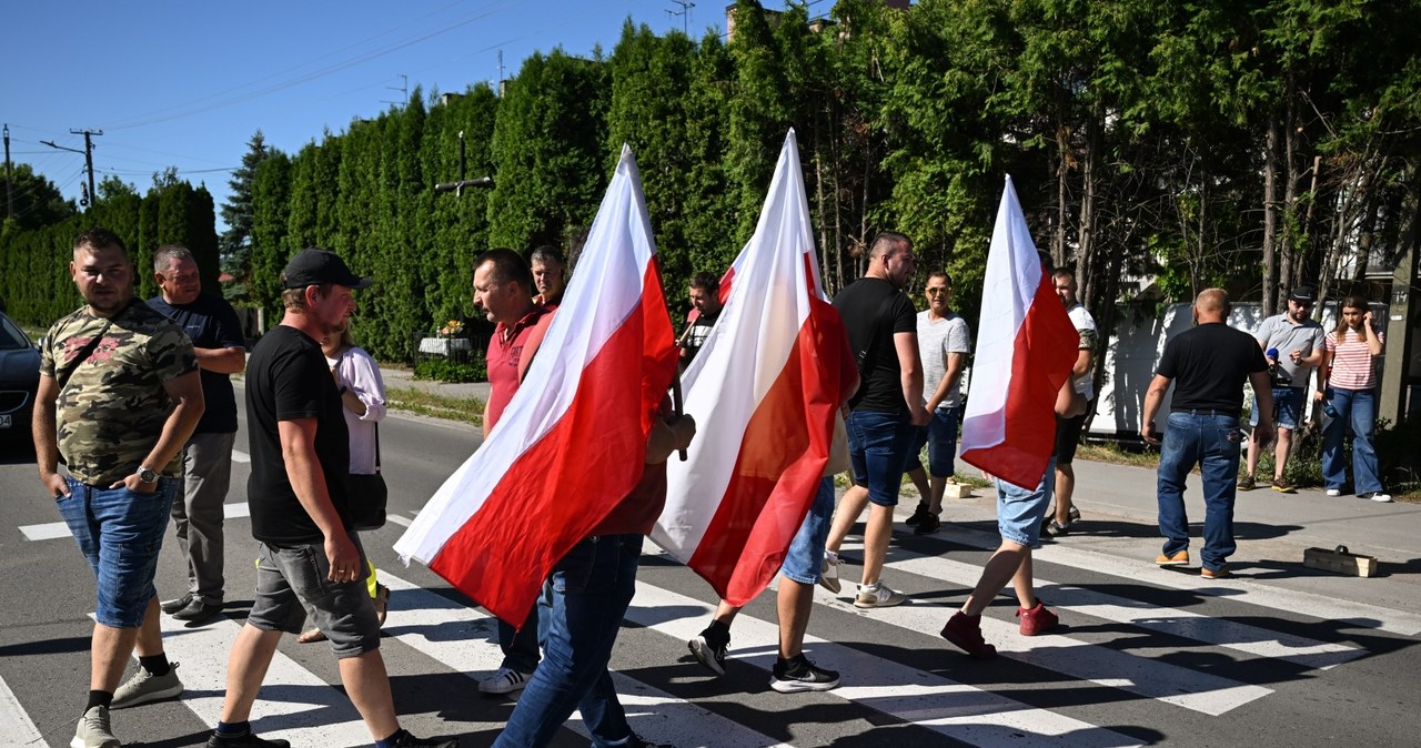 Protest rolników w Opolu Lubelskim. Chodzi o ceny truskawek