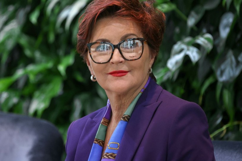 Jolanta Kwaśniewska zadała szyku. Wystarczyły spodnie i prosta bluzka