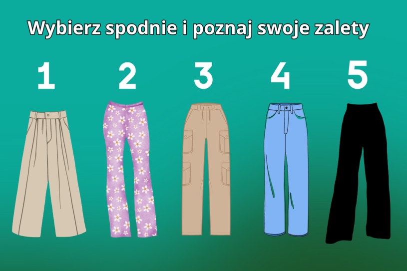 Psychotest: wybierz spodnie i sprawdź, jakie są twoje mocne strony