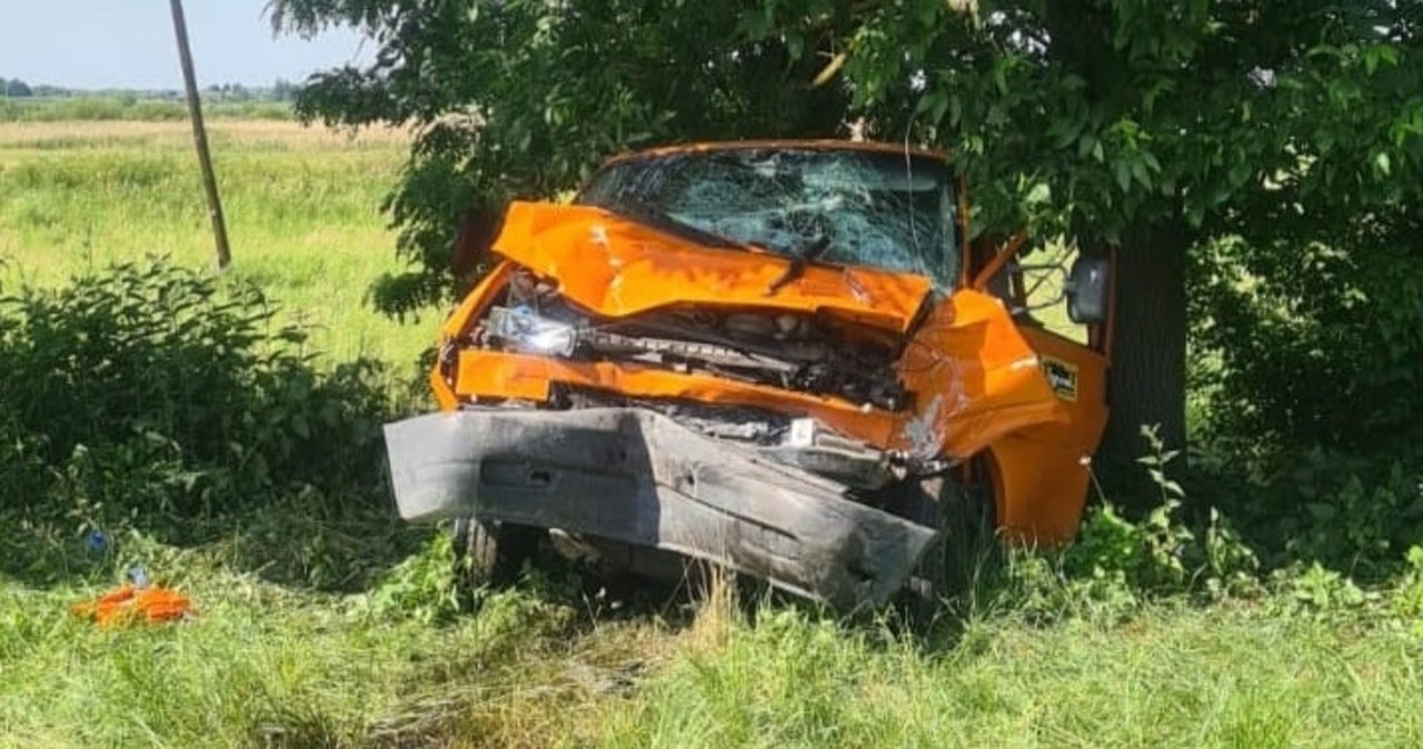 Wjechał ciężarówką w pojazd służby drogowej. Pięć osób rannych