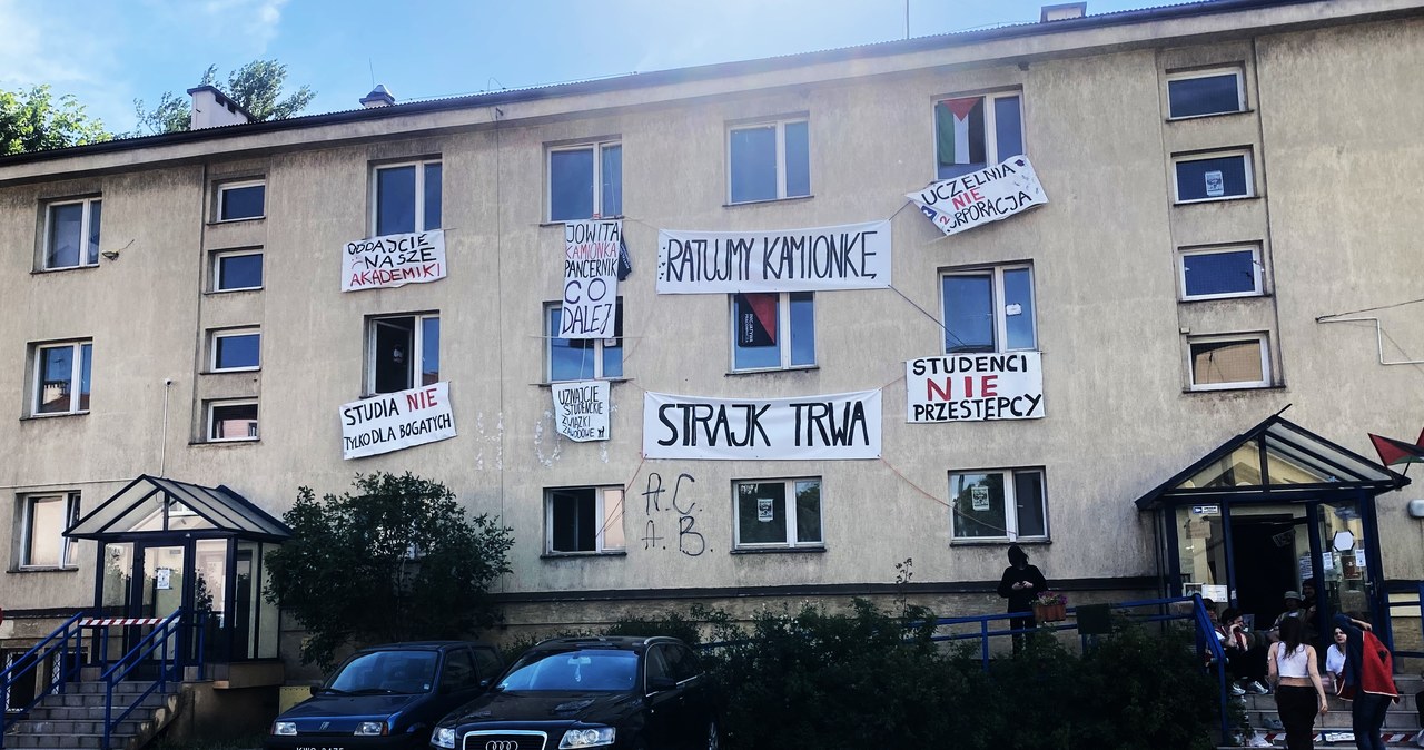 Studenci kończą protest w „Kamionce”. Jest porozumienie z władzami UJ