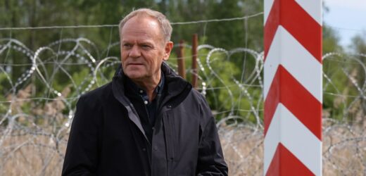 Donald Tusk na granicy z Białorusią. Reakcja na ataki migrantów