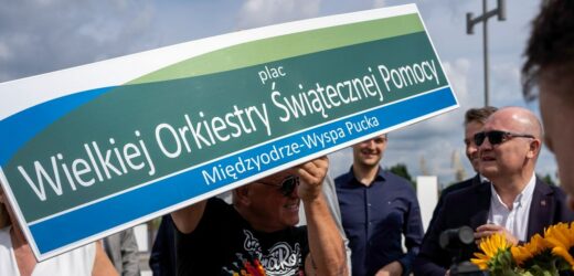 Plac WOŚP na szczecińskiej Łasztowni